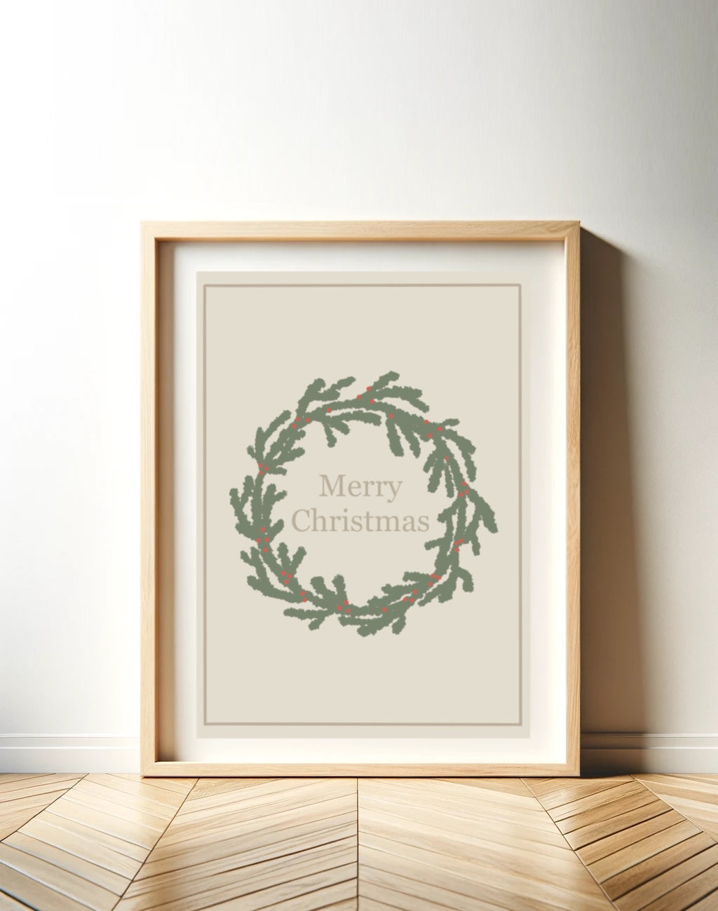 Classic Printable Holiday Wall Art | 6 Design Bundle | Cozy Christmas Decor