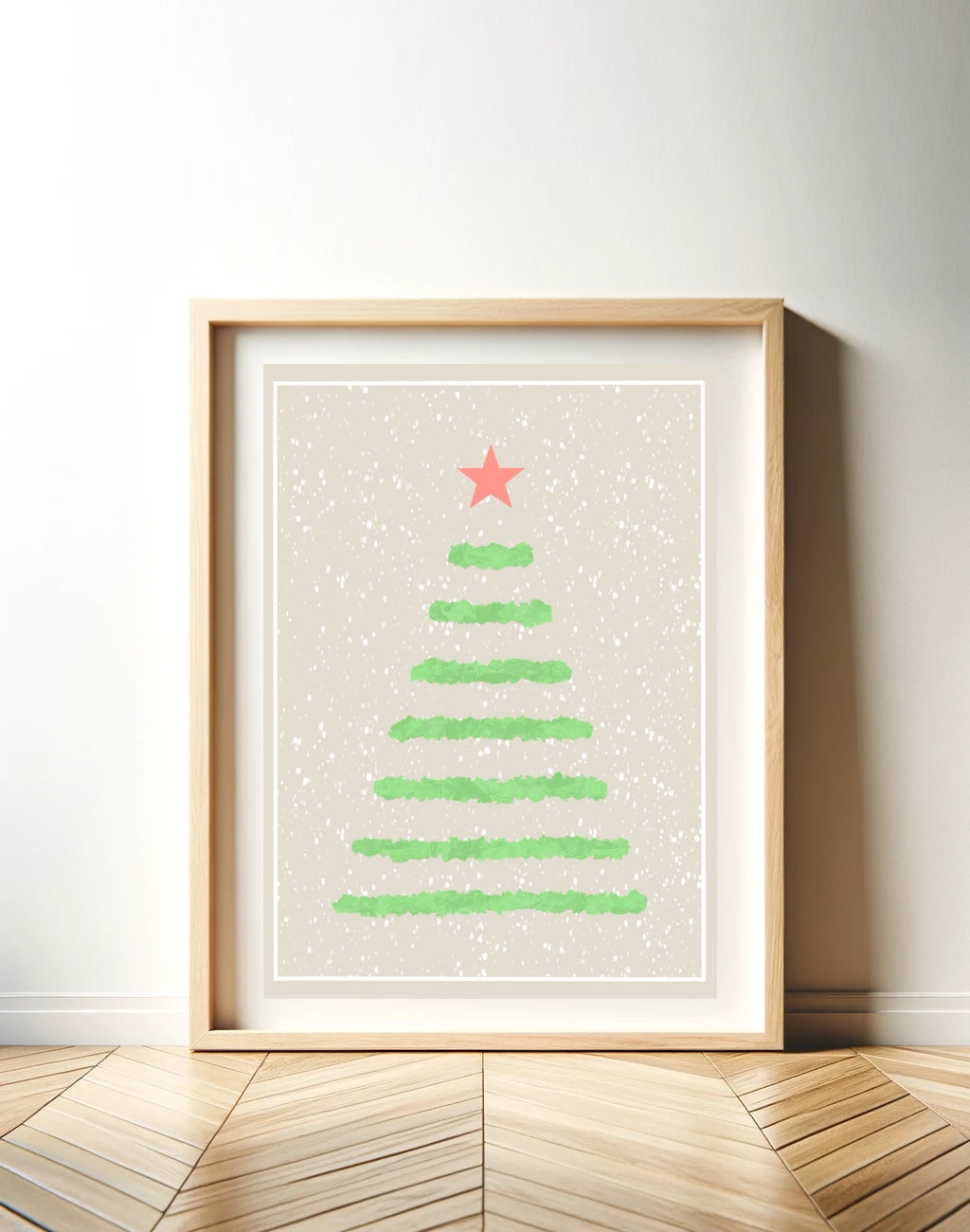 Bright Printable Holiday Wall Art | 6 Design Bundle | Modern Christmas Decor