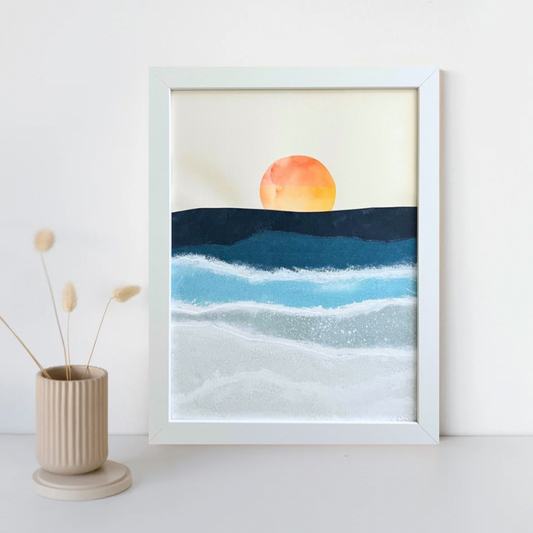Torn Paper Beach Craft Workshop